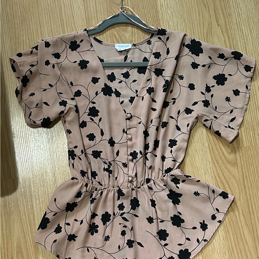 Floral Print Women's Top